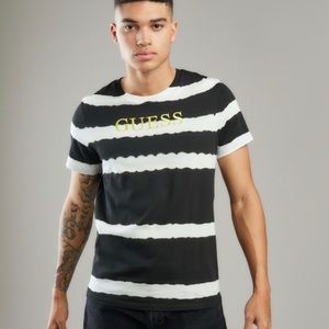 Guess Tie-dye embroided logo t-shirt